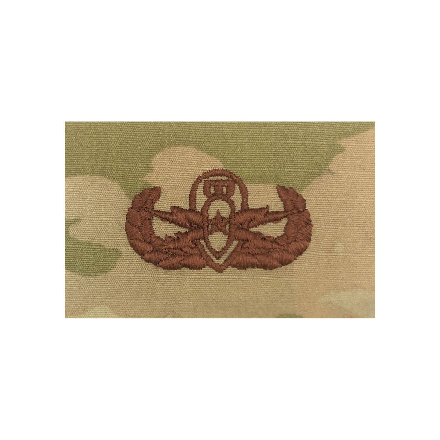 US Air Force Explosive Ordinance Disposal EOD Supervisor Senior OCP Spice Brown Sew-on Badge