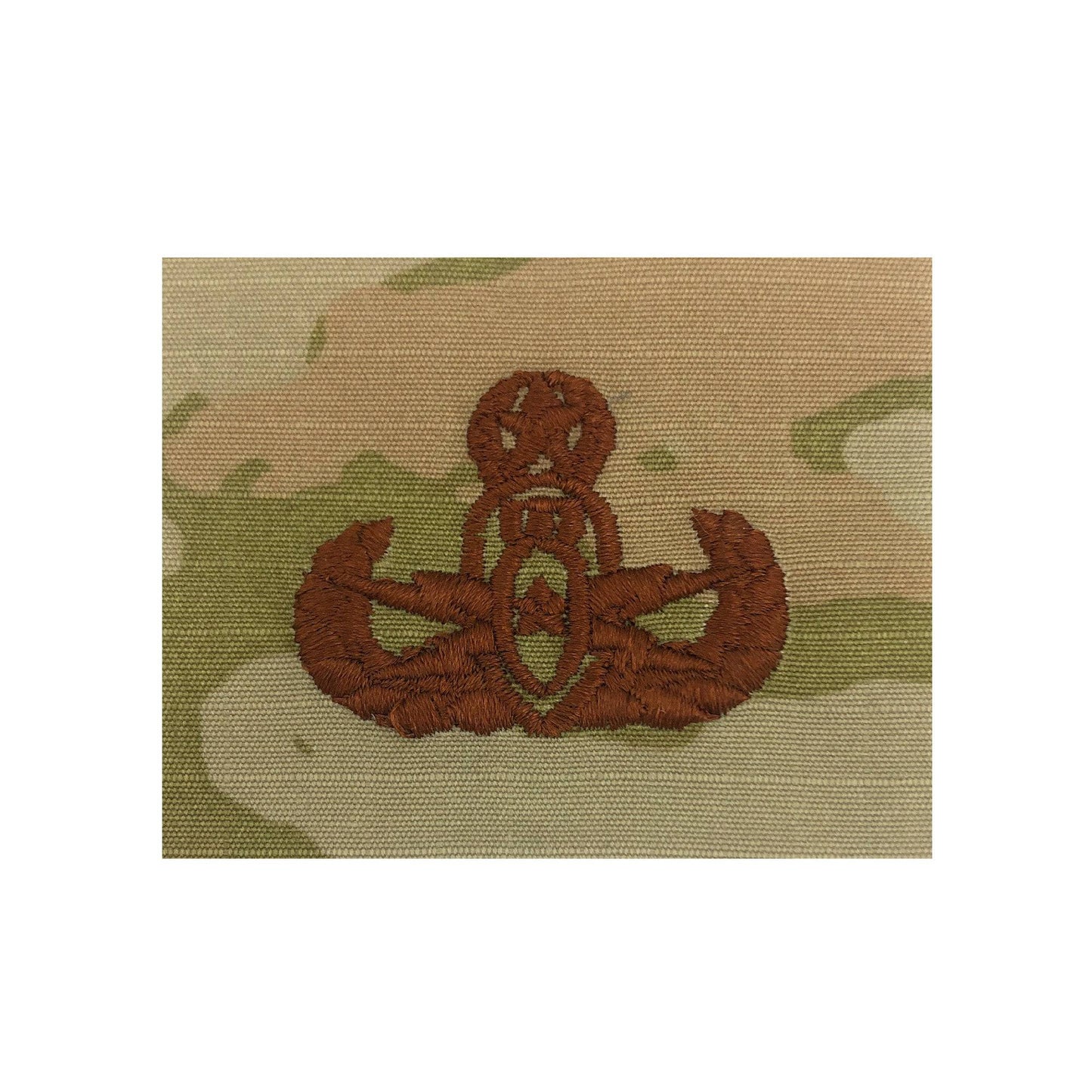 US Air Force Explosive Ordnance Disposal EOD Master OCP Spice Brown Badge