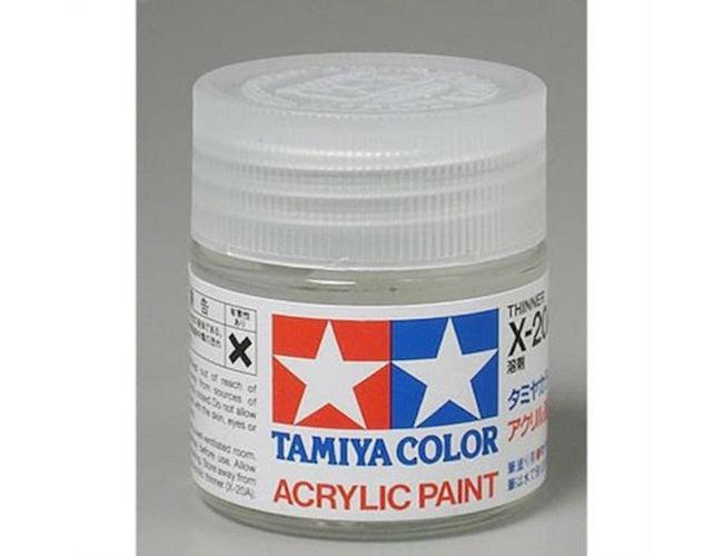Tamiya TAM81020 Acrylic/Poly Thinner Mini X20A 23ml