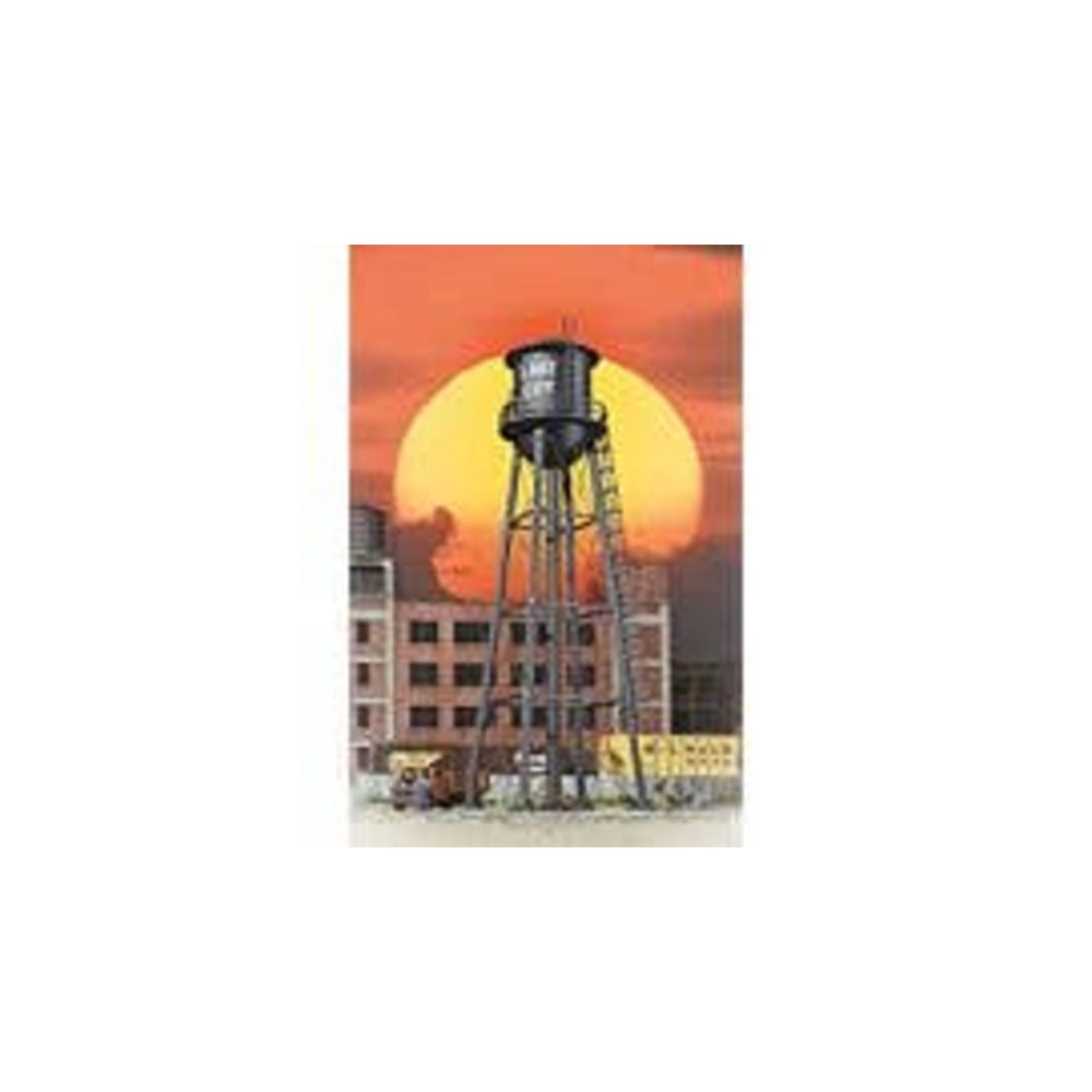 Walthers Cornerstone 933-2825 HO City Water Tower Black Assembled