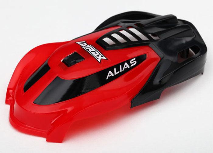 Traxxas 6611 Canopy Red/Screws Alias 1.6x5mm BCS