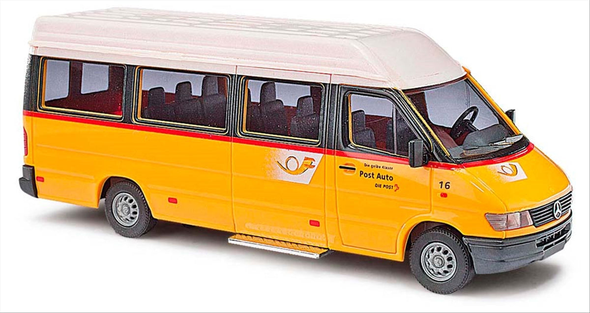 Busch 47845 HO Scale Mercedes-Benz Sprinter Van, Swiss Post