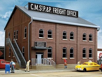 Walthers Cornerstone 2953 HO Scale Brick Freight Office Kit