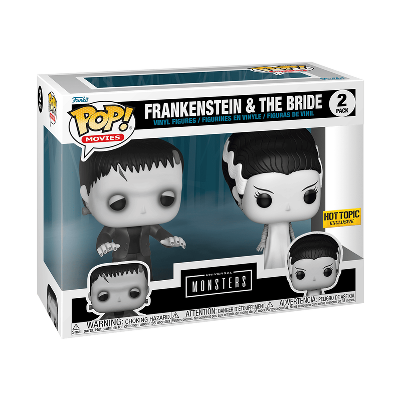Pop! Universal Monsters: Frankenstein and The Bride 2-pack (Hot Topic Exclusive)