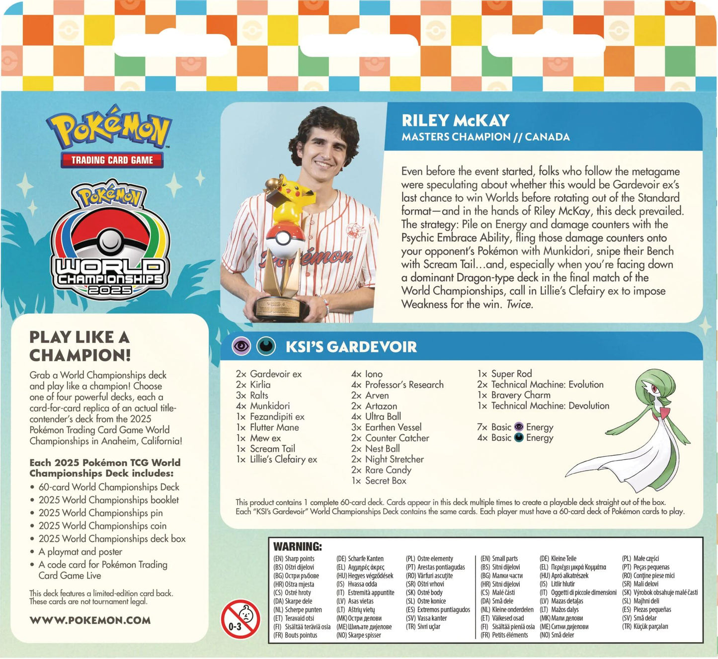 2025 World Championship Deck: Riley McKay (Flutter Devo Gardevoir)