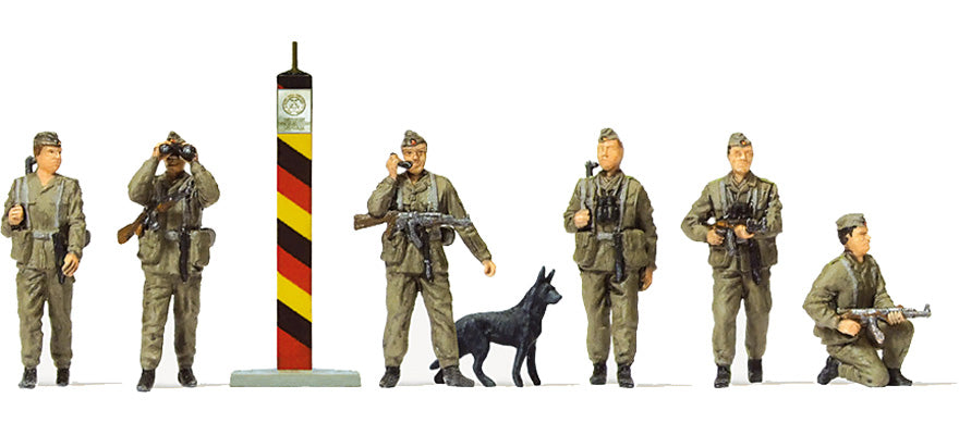 Preiser 16601 HO East German NVA Frontier Guards Figure Kit