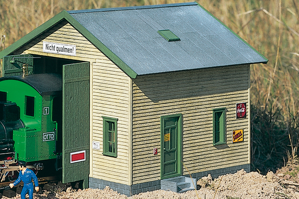 Piko 62044 G Scale Red River Loco Shed Kit