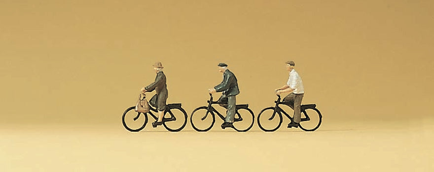 Preiser 79087 N Scale Cyclists Figure Set
