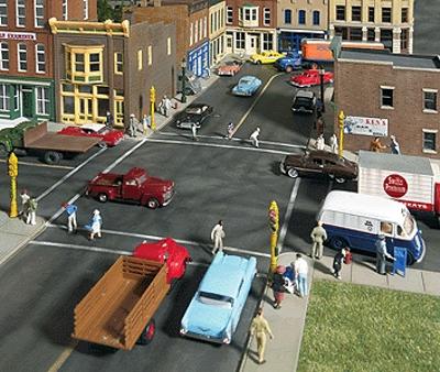 Walthers Cornerstone 933-3194 HO Scale Asphalt Street System -- Kit Complete Set