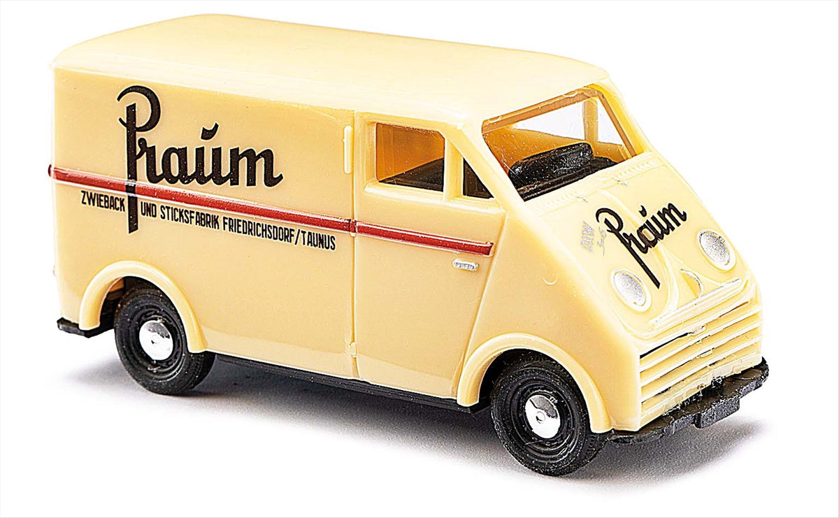 Busch 40930 HO Scale 1956 DKW 3=6 Van, Praum (Assembled)