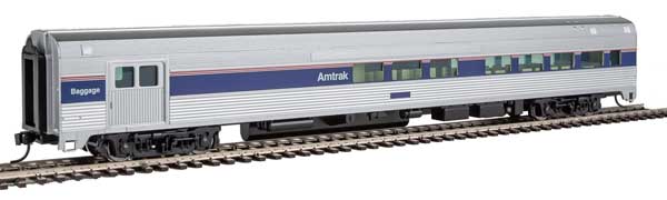 Walthers Mainline 910-30062 HO Scale 85' Budd Baggage-Lounge RTR Amtrak Phase IV