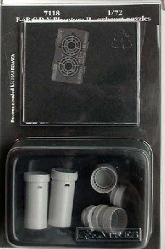Aires 7118 1/72 F4B/C/D/N Exhaust Nozzles For HSG