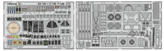 Eduard 73749 1/72 Aircraft- F14B for LNR (Painted)