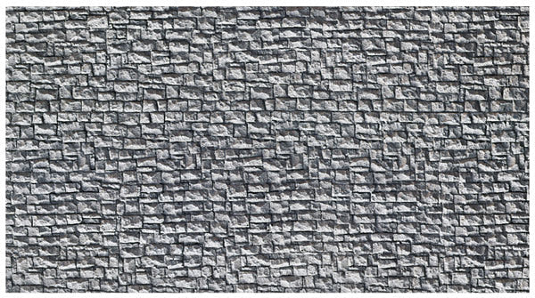 Noch 58250 HO Scale Quarry Stone Wall -- 9-1/2 x 5-1/4" 24 x 13cm