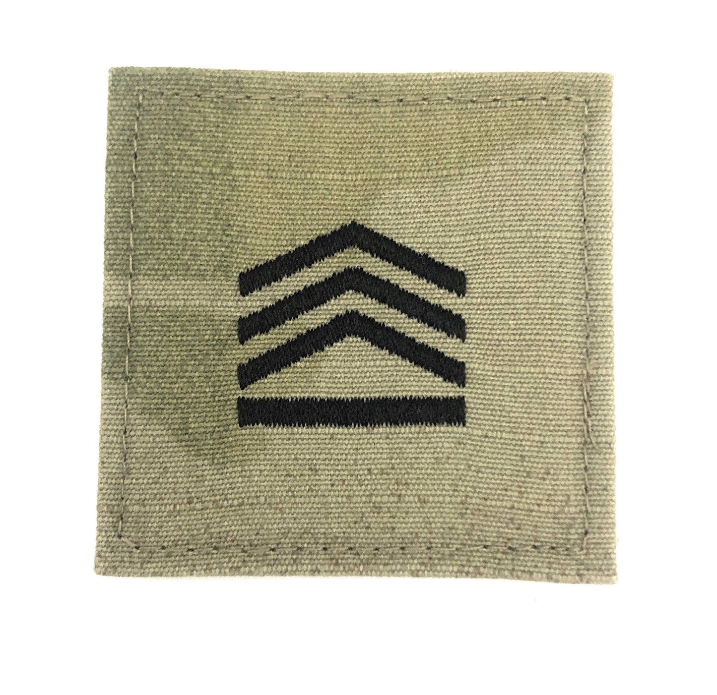 E6 ROTC Staff Sergeant OCP Rank with Hook Fastener