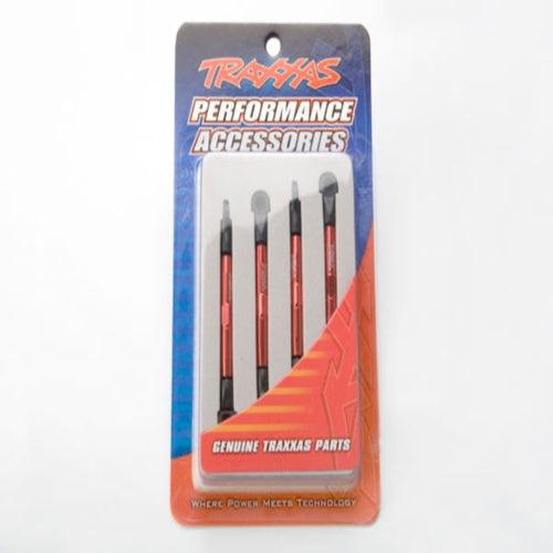 Traxxas 7038X Aluminum Toe Link Red (4) Front/Rear Slash Rally Mustang