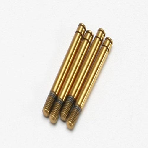 Traxxas 7063T Shaft/GTR Shock Tin-Coated (4) Slash E-Revo Rally Summit