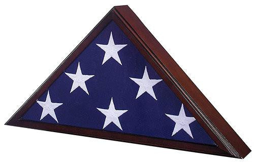 Flag Case for American Veteran - Burial Flag 5' x 9.5'