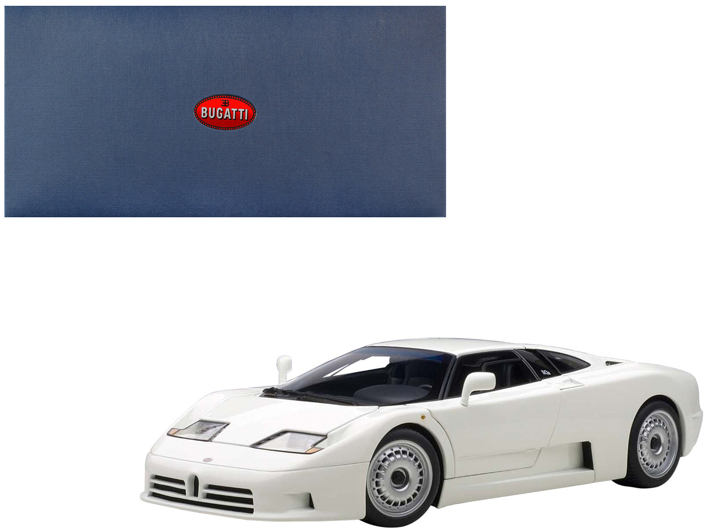 Bugatti EB110 GT White 1/18 Diecast Model Car by Autoart free shipping USA