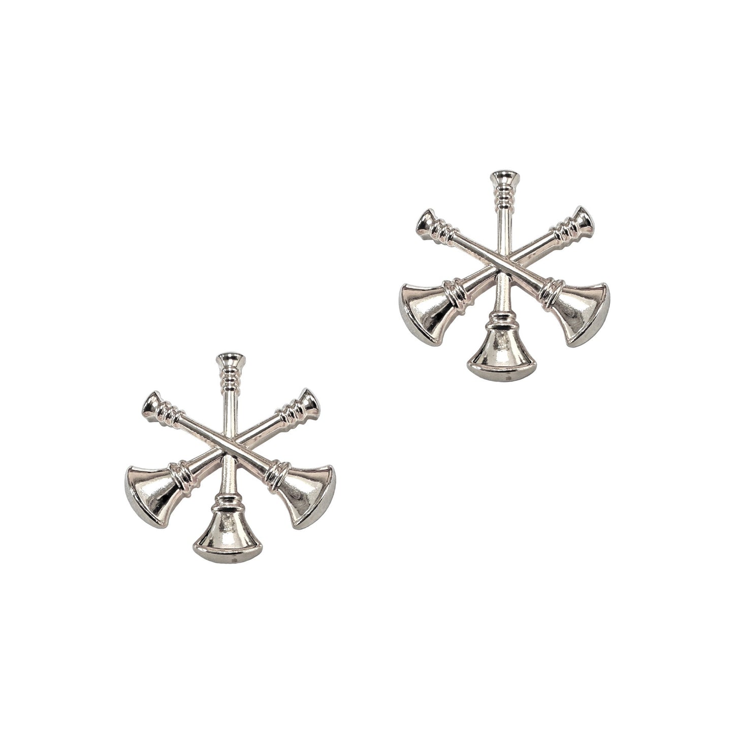 STA-BRITE® Asst Chief 3 Bugles 2 POSTS Nickel 3/4"(pair)