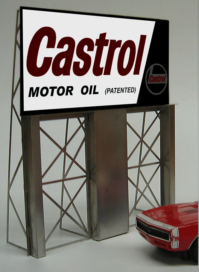Miller Engineering 4381 HO Scale Castrol Billboard