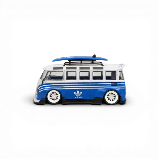 LF Model Volkswagen T1 Kombi with Surfboards Blue/White 1:64