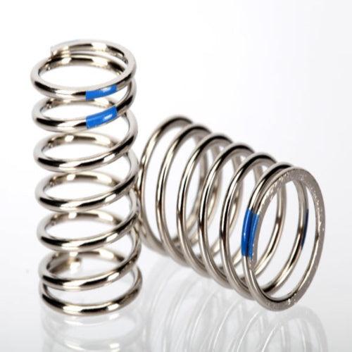 Traxxas 7245A GTR Nickel Finish Shock Springs 2.925 Rate Blue Grave Digger