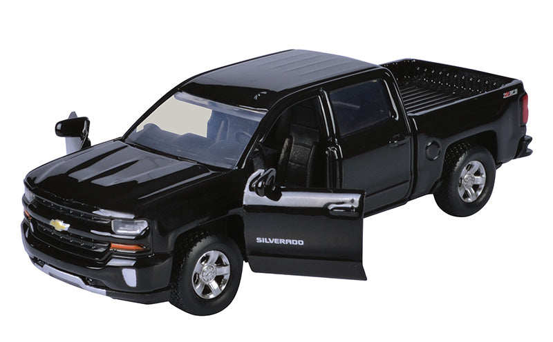 Motormax 73674AL-BK Scale 2017 Chevrolet Silverado 1500 LT Pickup