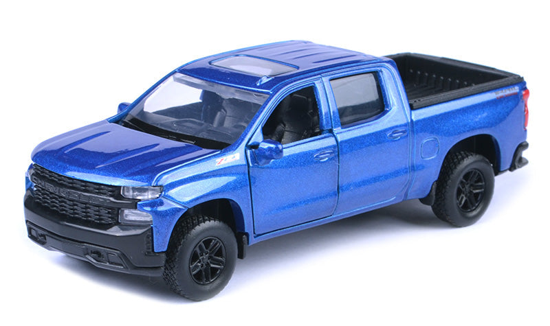 Motormax 73677AL-MBL Scale 2019 Chevrolet Silverado Trail Boss
