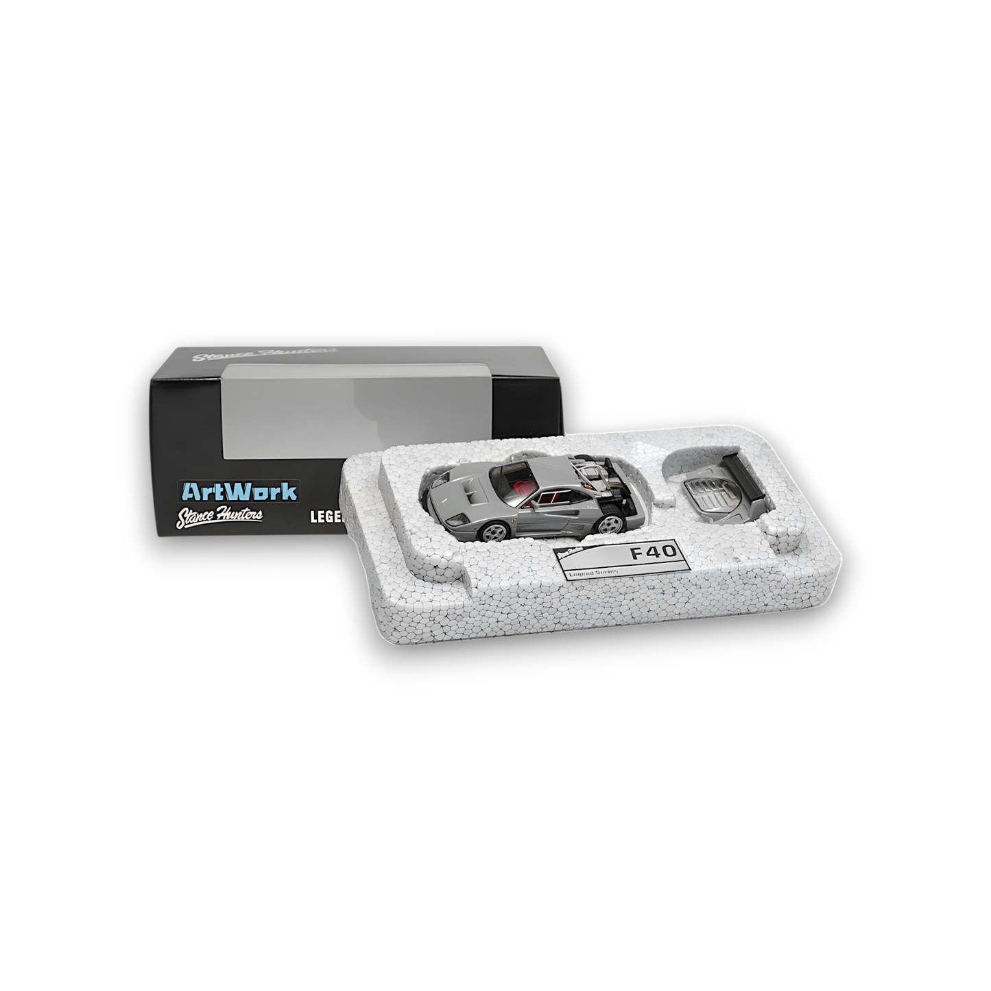 Stance Hunters Ferrari F40 LM Chalk Grey 1:64