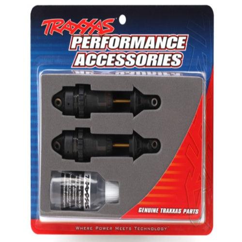 Traxxas 7461X Shocks GTR Long Hard Anodized (2) Slash 4X4