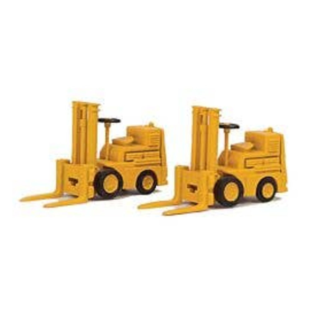Walthers SceneMaster 949-4164 HO Forklift 2-Pack, Yellow