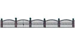 Walthers Cornerstone 933-550 HO Wrought Iron Fence Kit