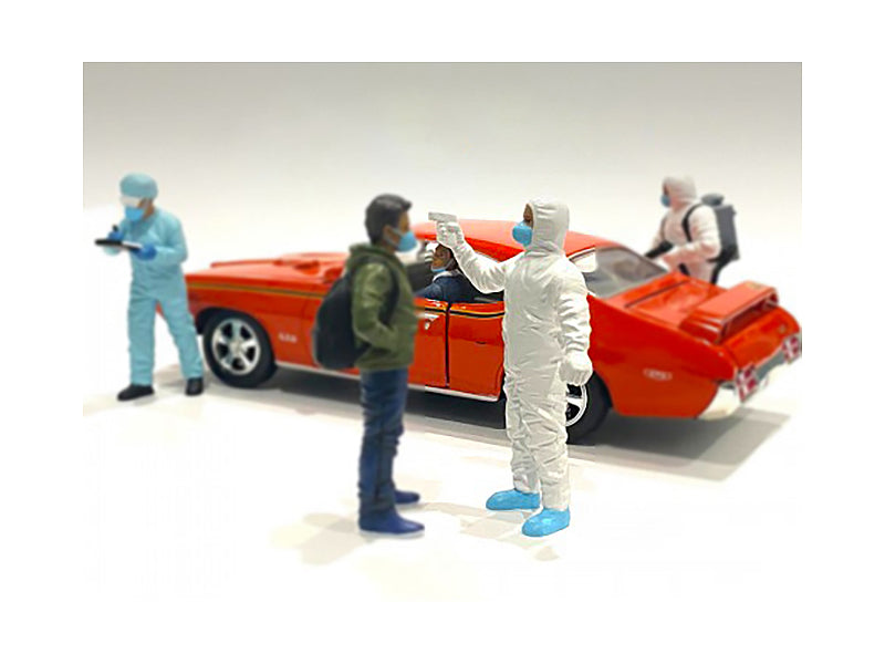 Hazmat Crew Figurine VI for 1/18 Scale Models by American Diorama free shipping USA