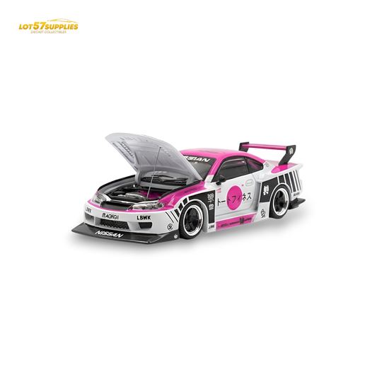 TPC Silvia S15 LBWK Pink - White 1:64