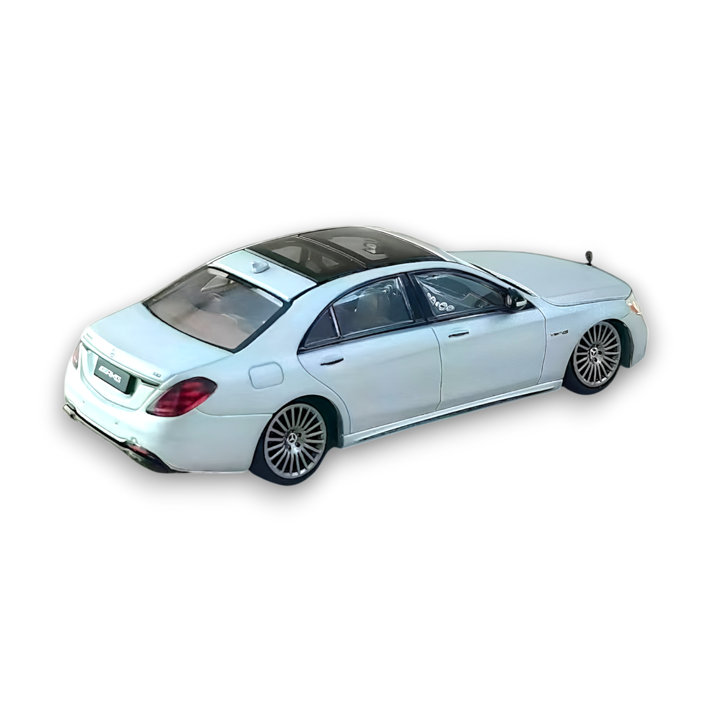 Rhino Model AMG S63 S Class W222 Matte Silver 1:64