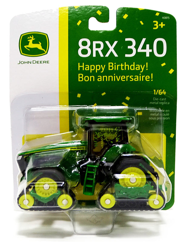 Ertl 45875 1/64 John Deere 8RX 340 Happy Birthday Tractor