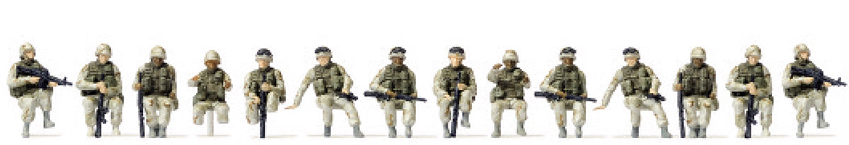Preiser 72544 1:72 Modern US Army Drivers & Seated Soldiers (14)