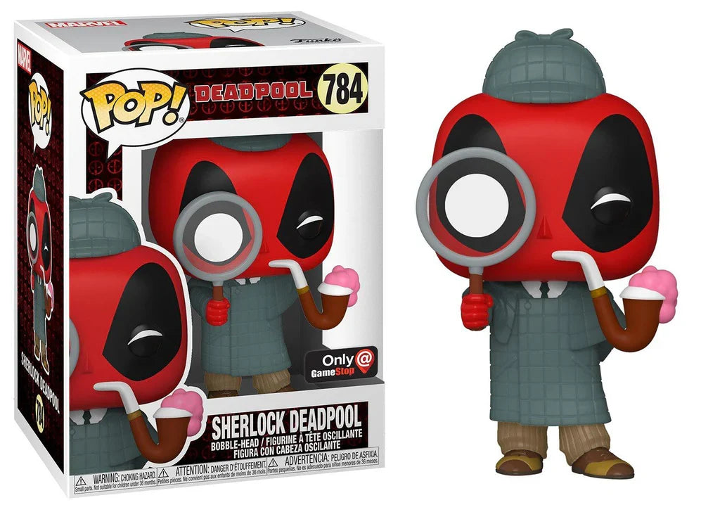 POP! Marvel: Sherlock Deadpool 784 - GameStop Exclusive
