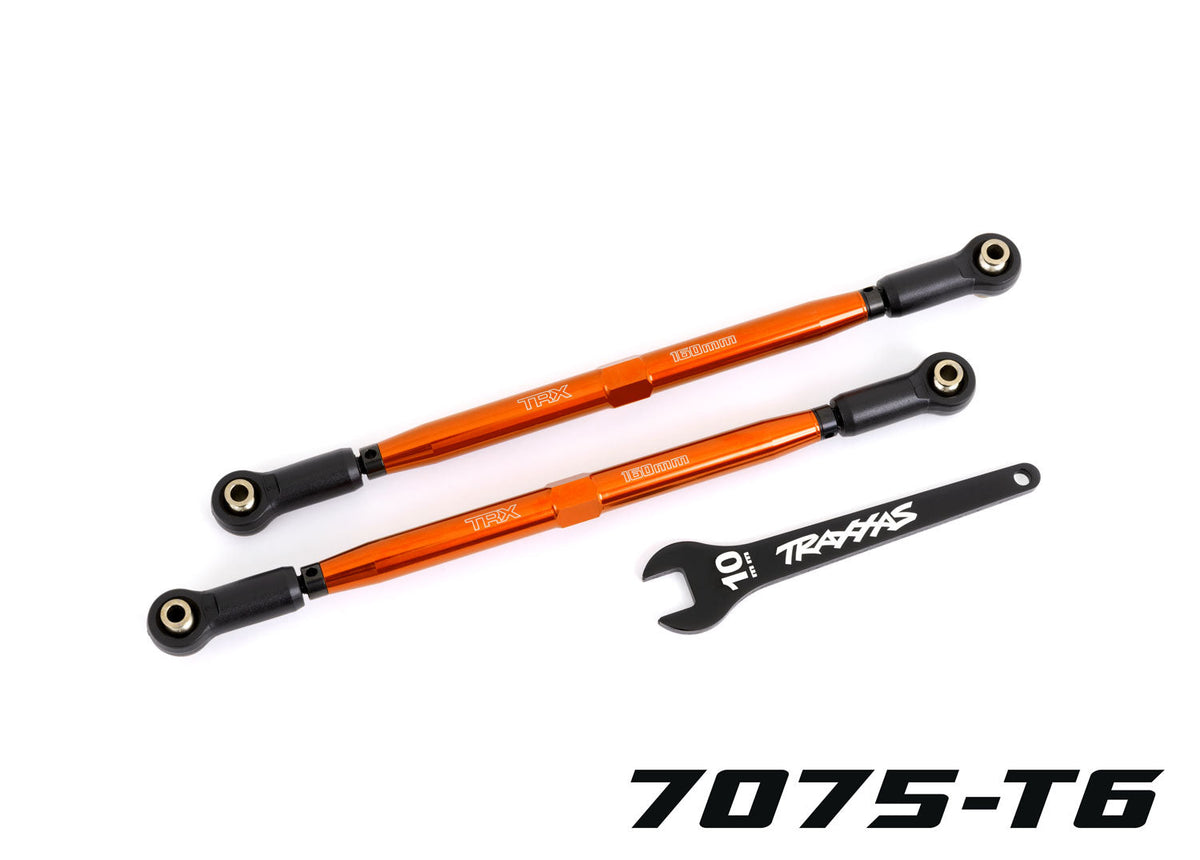 Traxxas 7897-ORNG Orange Aluminum WideMaxx Toe Links
