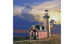 Walthers Cornerstone 933-3663 HO Rocky Point Lighthouse Kit