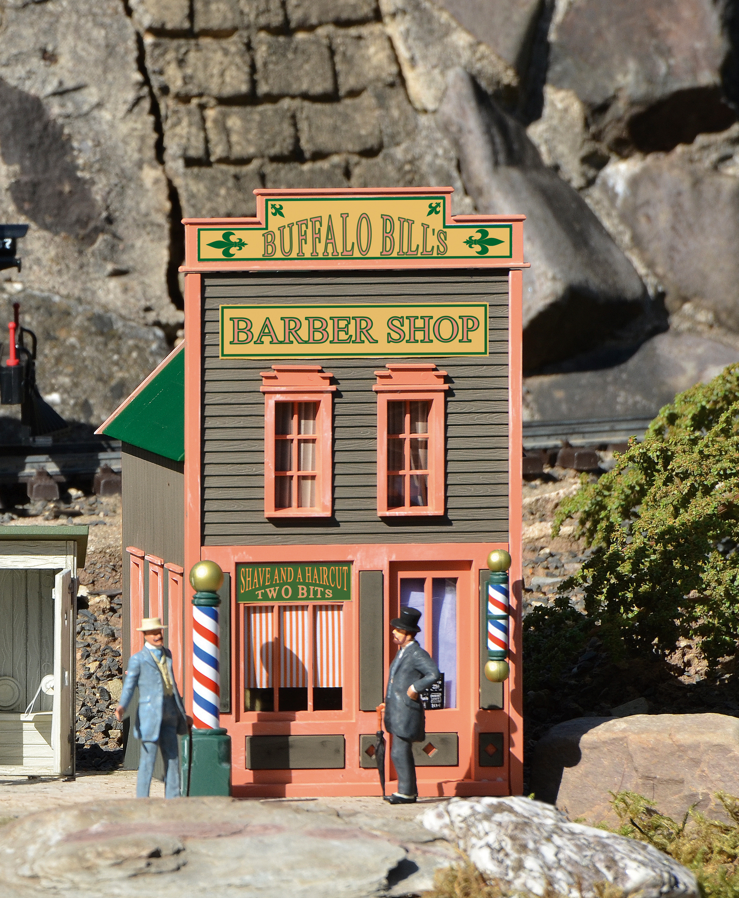 Piko 62726 G Scale River City Buffalo Bill's Barber Shop, Built-Up