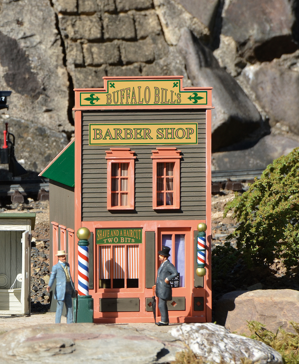 Piko 62726 G Scale River City Buffalo Bill's Barber Shop, Built-Up