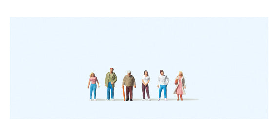 Preiser 80900 1:200 Scale Standing Pedestrians Figure Set