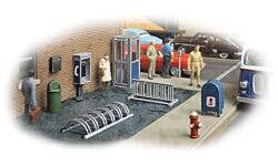 Walthers SceneMaster 949-4121 HO City Street Accessory Kit