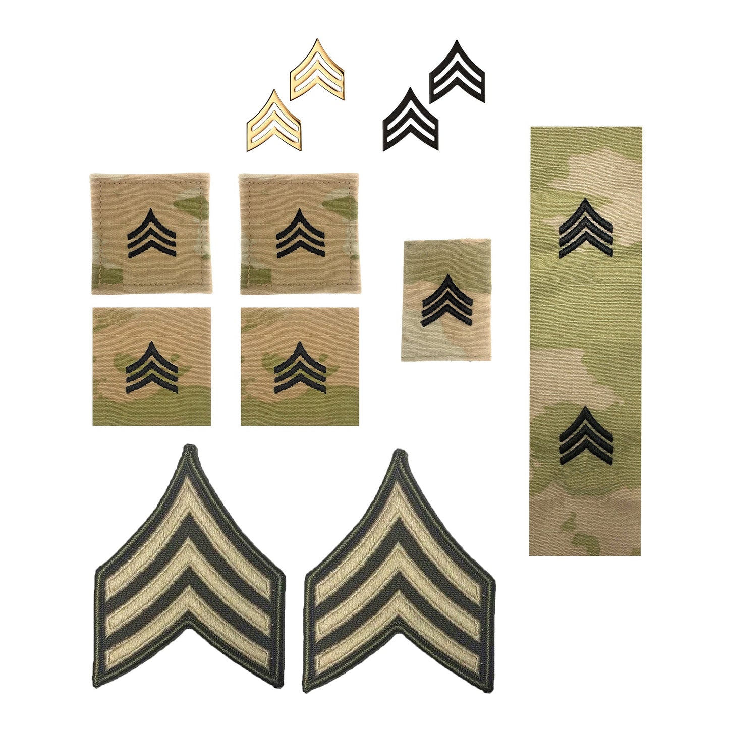 U.S. Army (E5) Sergeant AGSU Rank Bundle (Male)