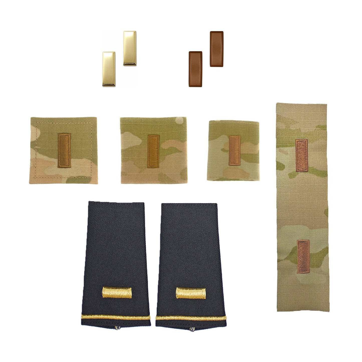 US Army (O1) 2nd Lieutenant Rank Bundle (Male)