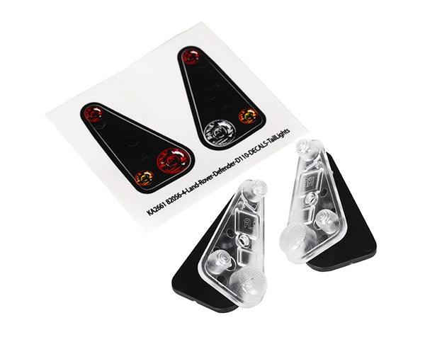 Traxxas 8014 Tail light housing (2) w/ Lens & Decals TRX-4