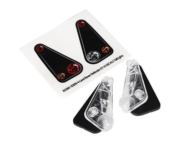 Traxxas 8014 Tail light housing (2) w/ Lens & Decals TRX-4