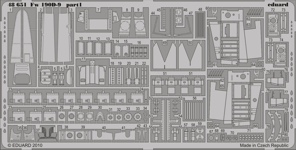 Eduard 48651 1/48 Aircraft- Fw190D9 for EDU